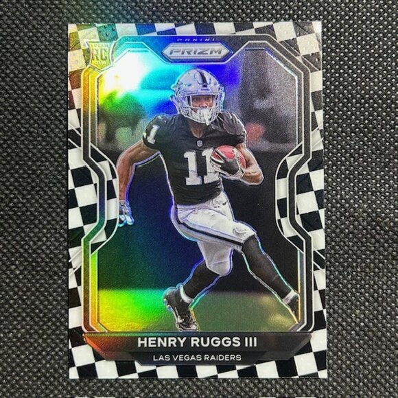 2020 Panini Prizm Checkerboard Prizm #160 Henry Ruggs III SSP Las Vegas Raiders - Picture 1 of 2